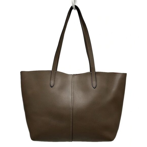 Auth COACH North Tote 32 CR664 Gray Beige Grain leather - Tote Bag - Picture 2 of 8